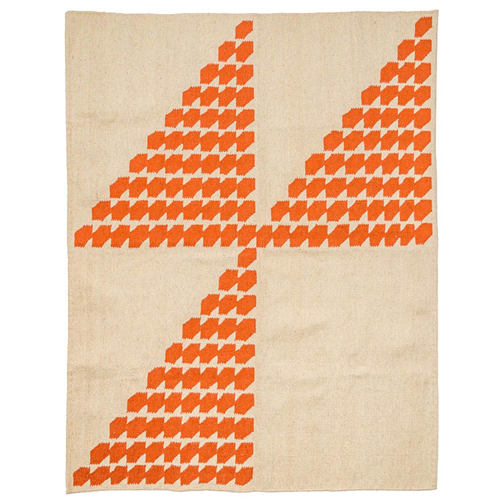 Aiida - Trilium Rug - Orange - Large