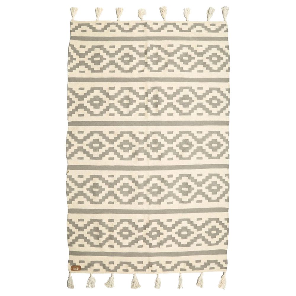 Aiida - Design Sunoon Rug - Grey/Off White - Large