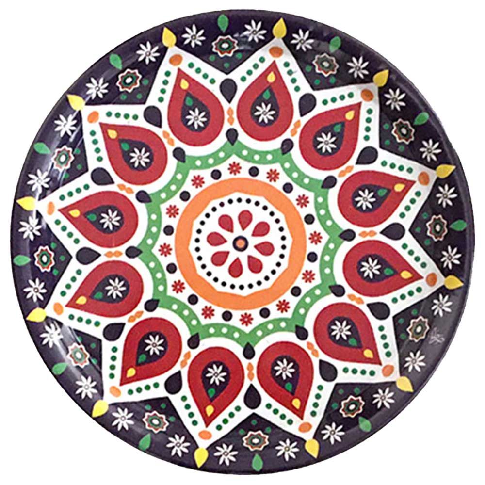 Aiida - Dark Colorful Metal Plate - 13 cm