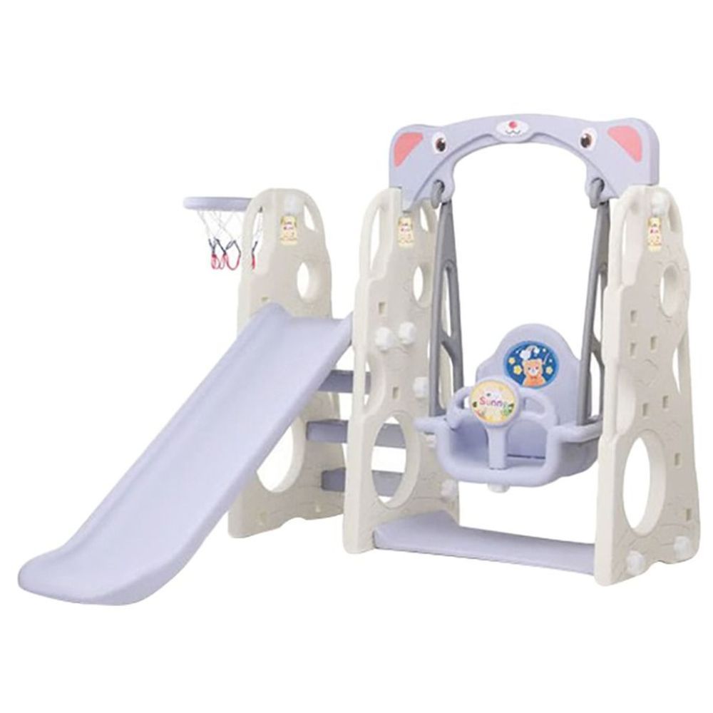 Myts - Love Kids Slide And Swing - White