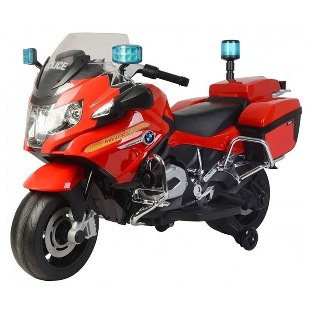 Myts - Licensed BMW Police Kids Motorbike - Red - 12 V