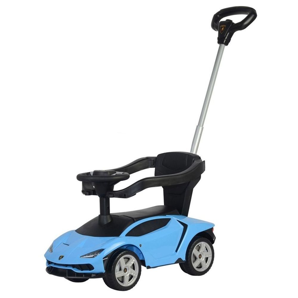 Myts - Licensed Lamborghini Boys Push Car With Handle - Blue