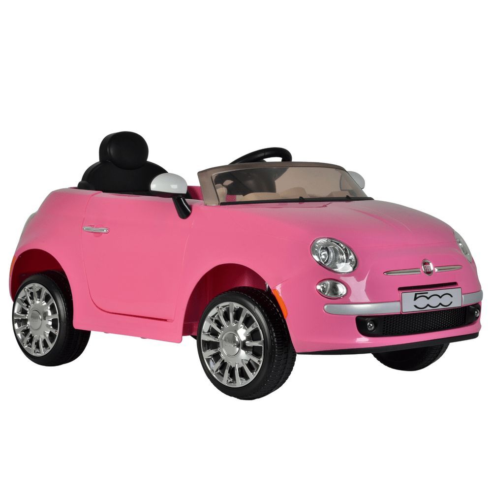 Myts - Fiat 500 Girls Ride-On Car - Pink 