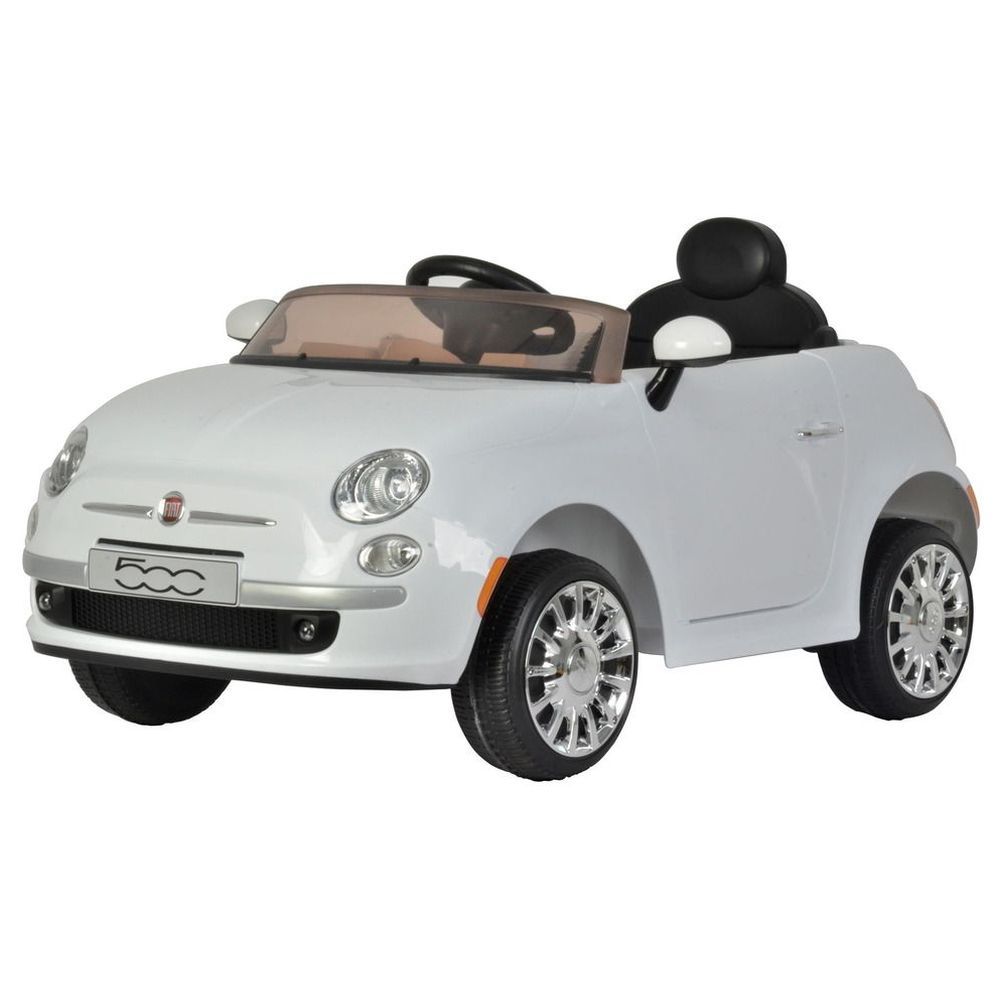 Myts - Fiat 500 Kids Ride-On Car - White