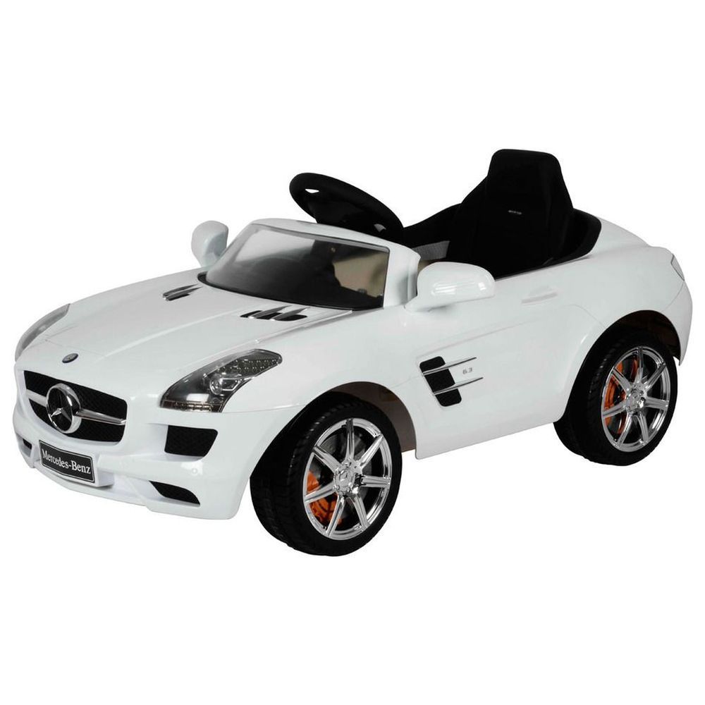 Myts - Mercedes Benz Coupe Kids Ride-On Car - White - 6 V