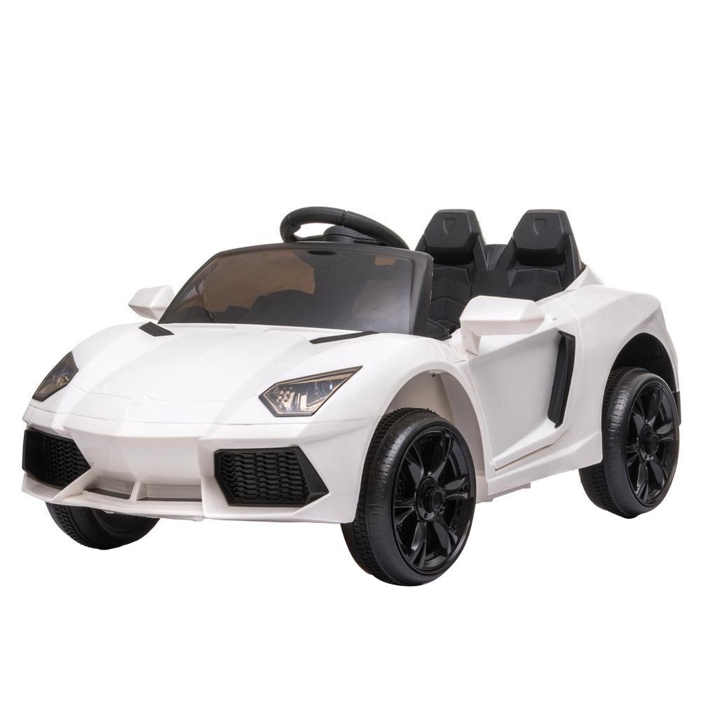 Myts - Lambo Styled Ride-On Car With Remote Contol - White