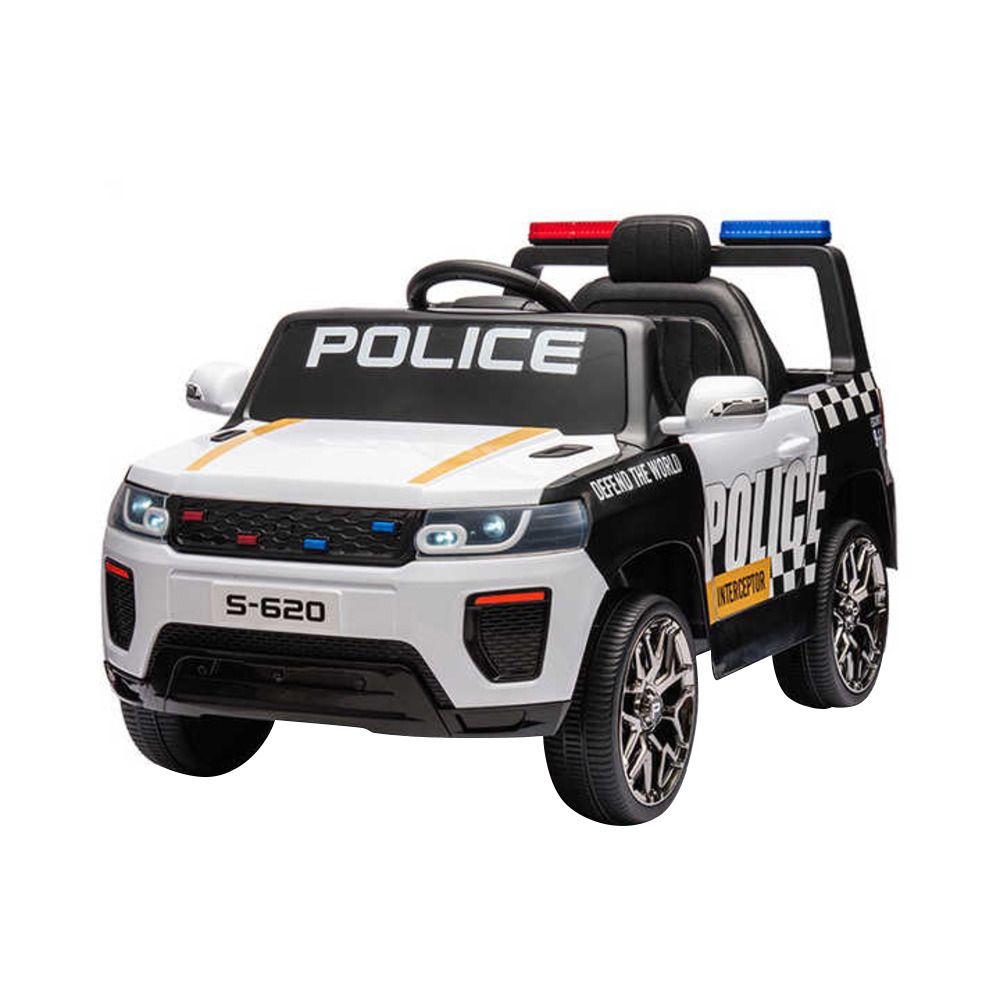 Myts - Police Cruiser For Kids - White - 12 V