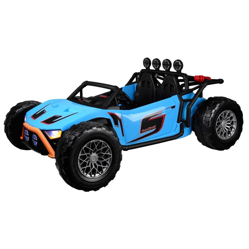 Myts - 2-Seater Monster Ride-On Car - Blue - 24 V