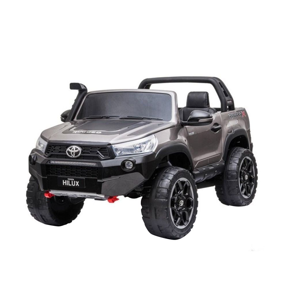 Myts - Licensed Toyota Hilux Electric Ride-On Car - Silver - 12 V