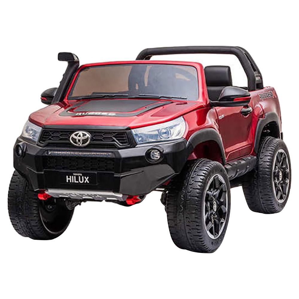 Myts - Licensed Toyota Hilux Electric Ride-On Car - Red - 12 V