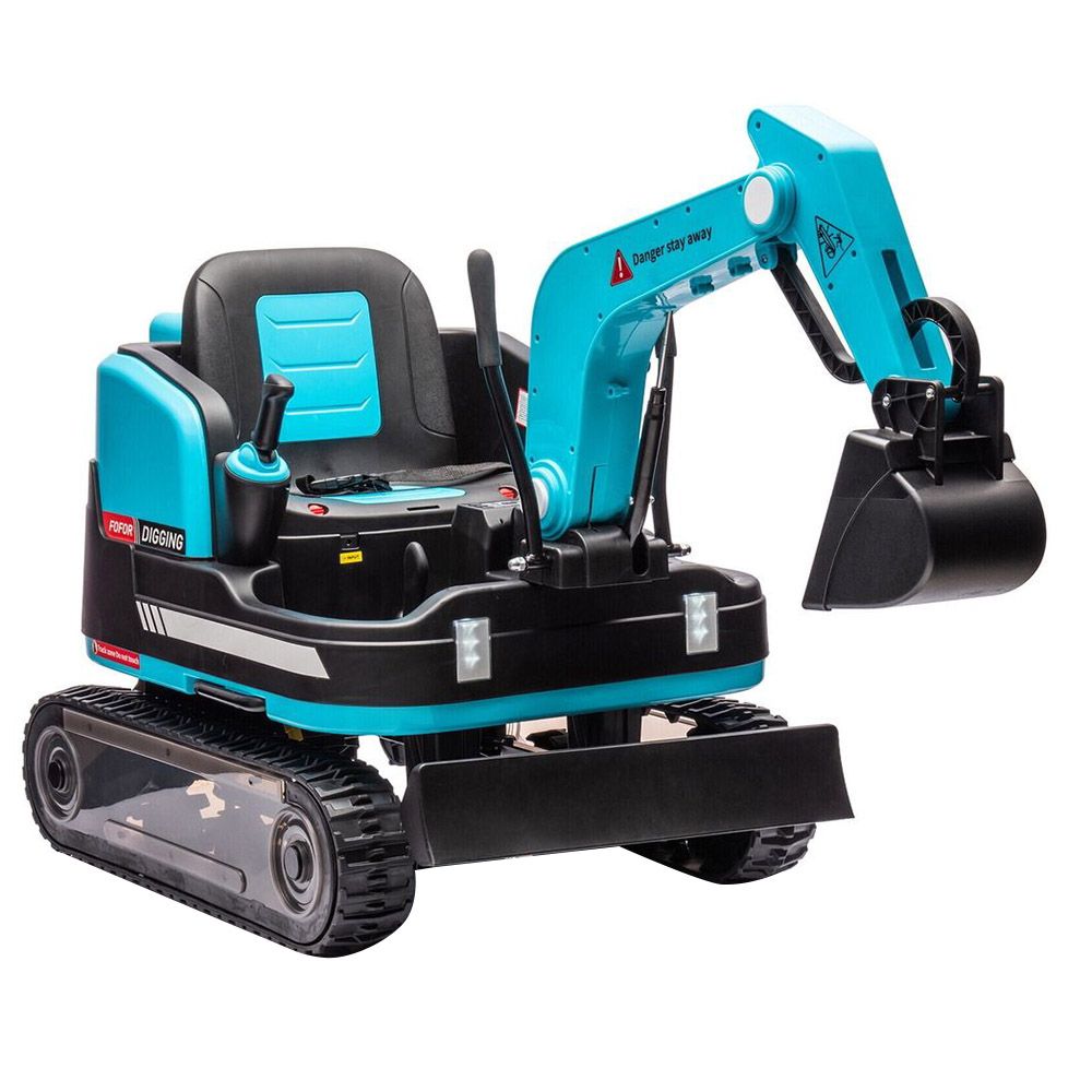 Myts - Mini Engineer Remote Control Ride-On Excavator - Blue