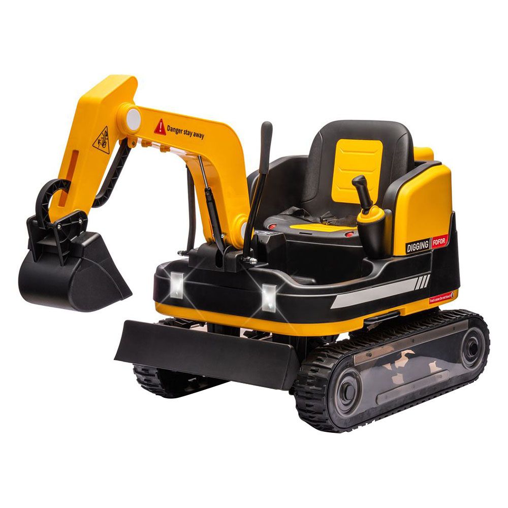 Myts - Mini Engineer Remote Control Ride-On Excavator - Yellow