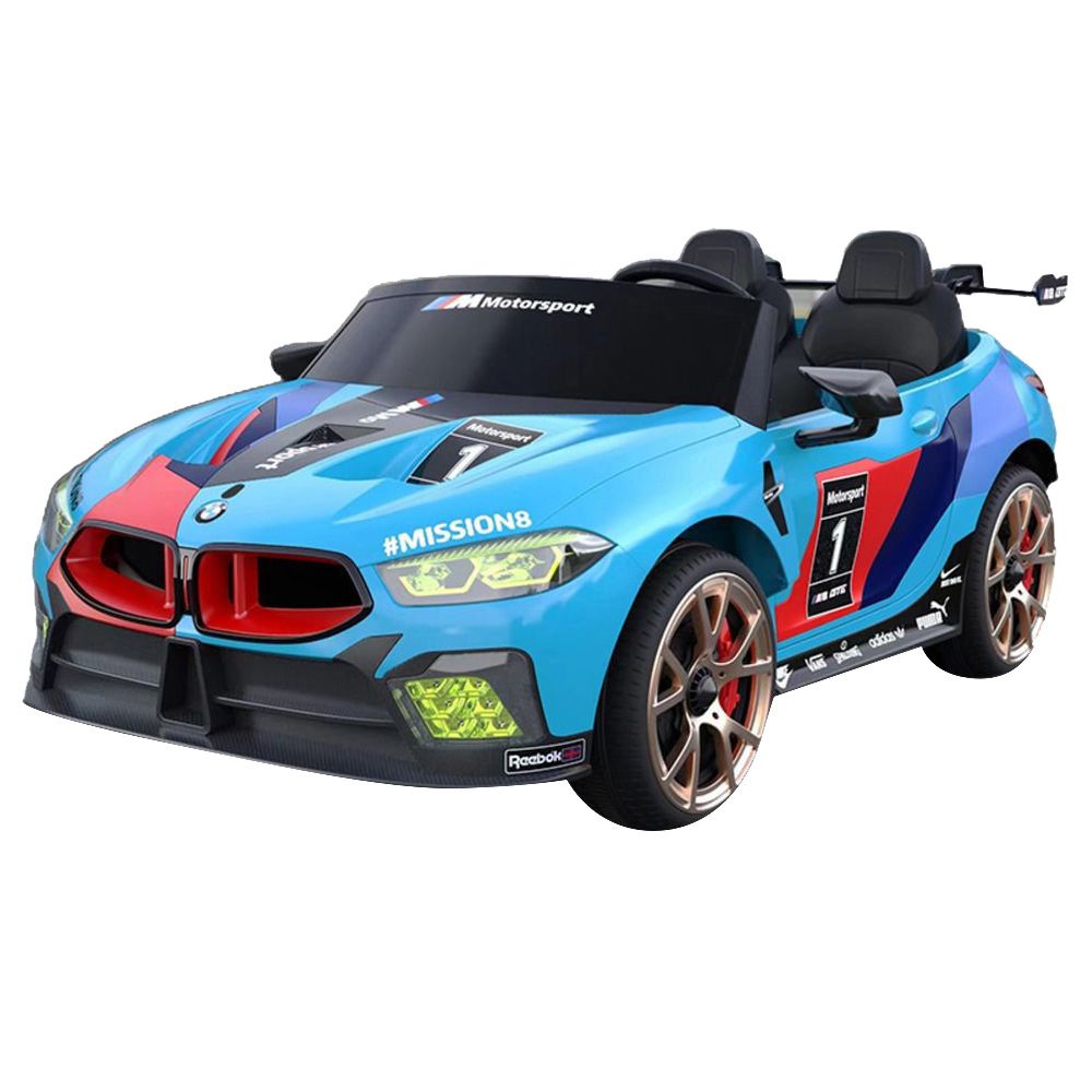 Myts - M8 GTE Style Racing Electric Ride-On Car - Blue - 12 V