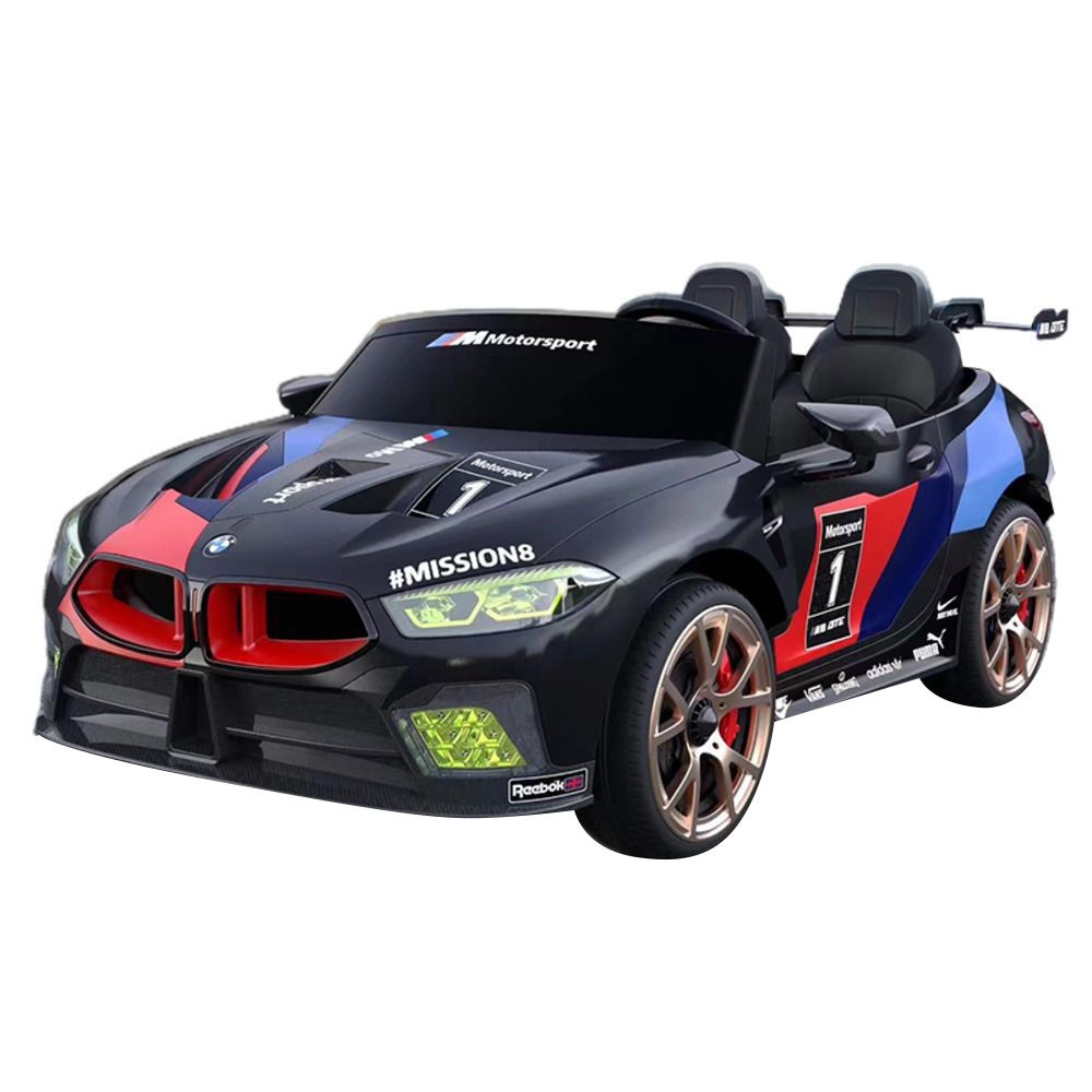 Myts - M8 GTE Style Racing Electric Ride-On Car - Black - 12 V