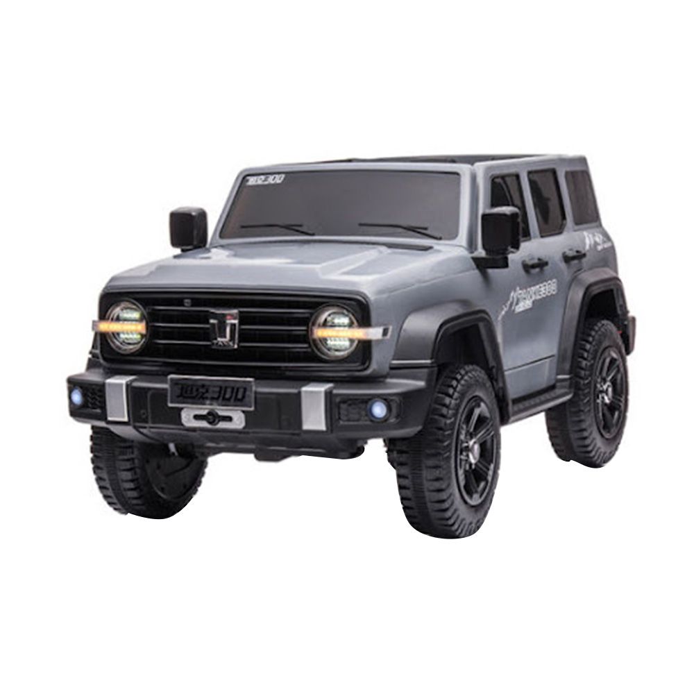 Myts - Remote Control Electric SUV Jeep With LED Lights - Grey