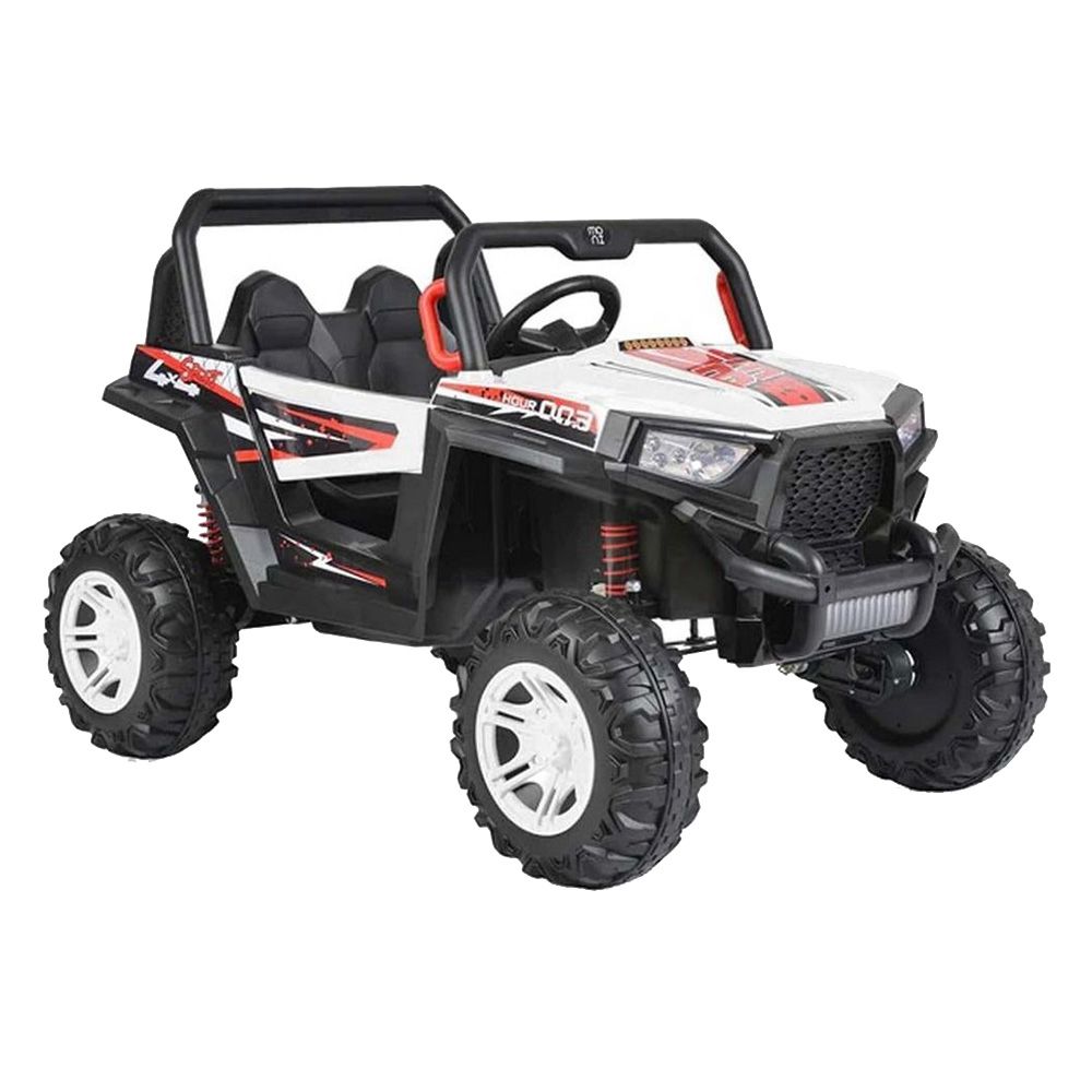 Myts - Electric UTV Jeep Ride-On - White - 12 V