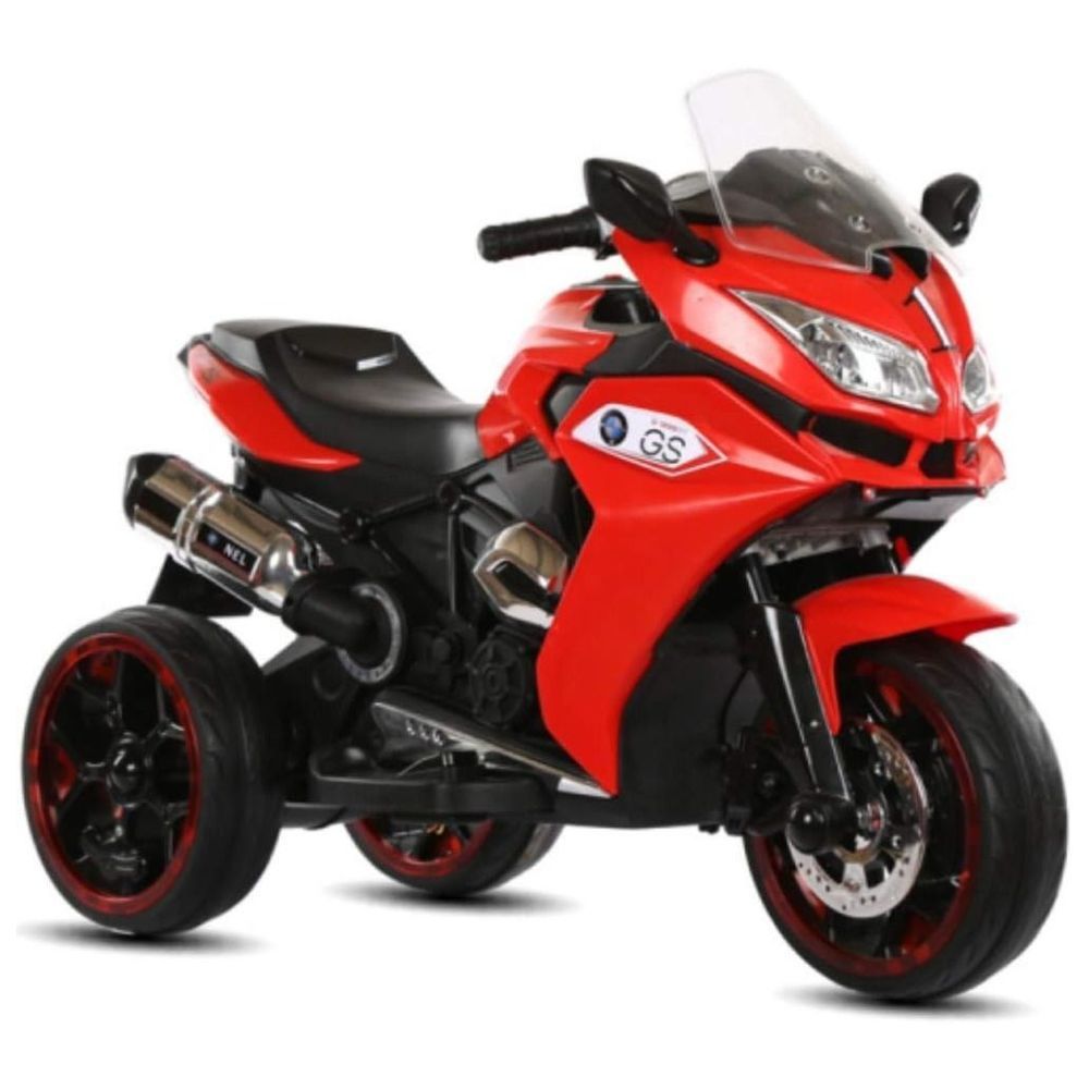 Myts - Electric Motorcycle Ride-On Super Bike - Red - 6 V