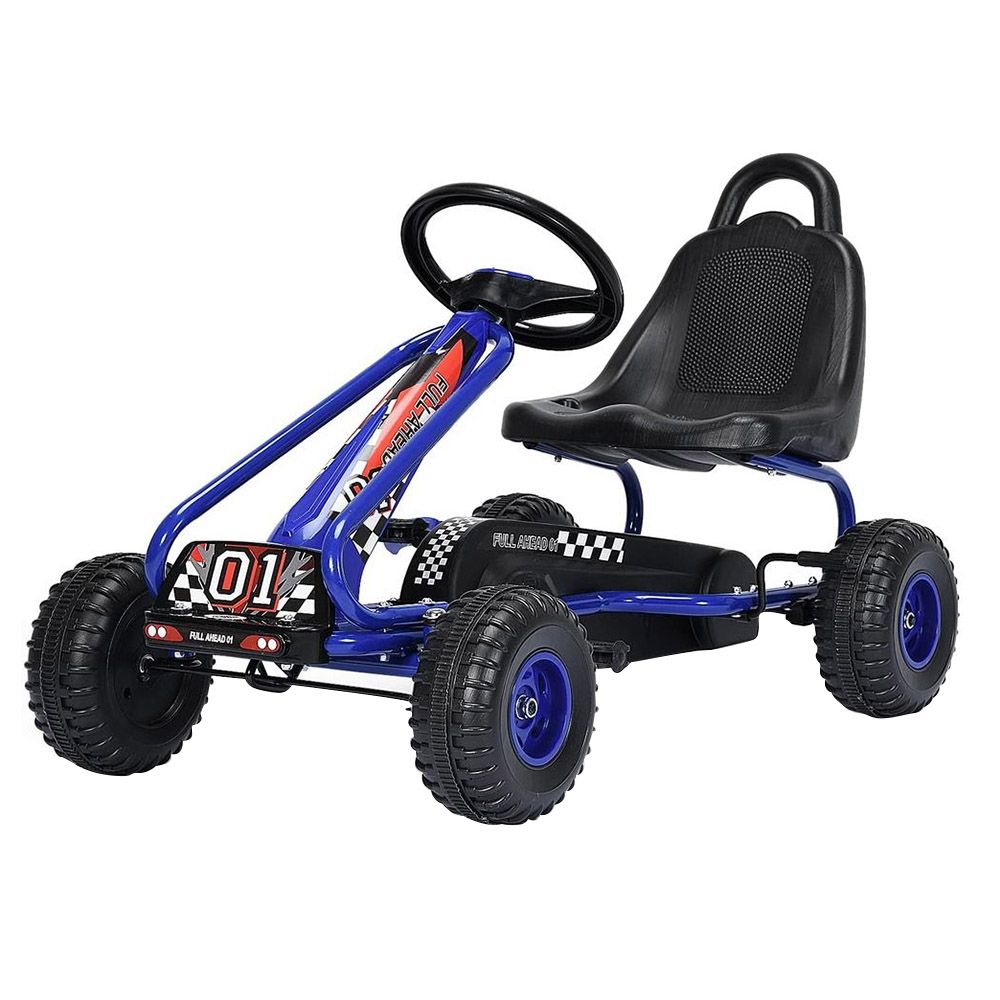 Myts - Racing Adventure Pedal Go Kart Car - Blue