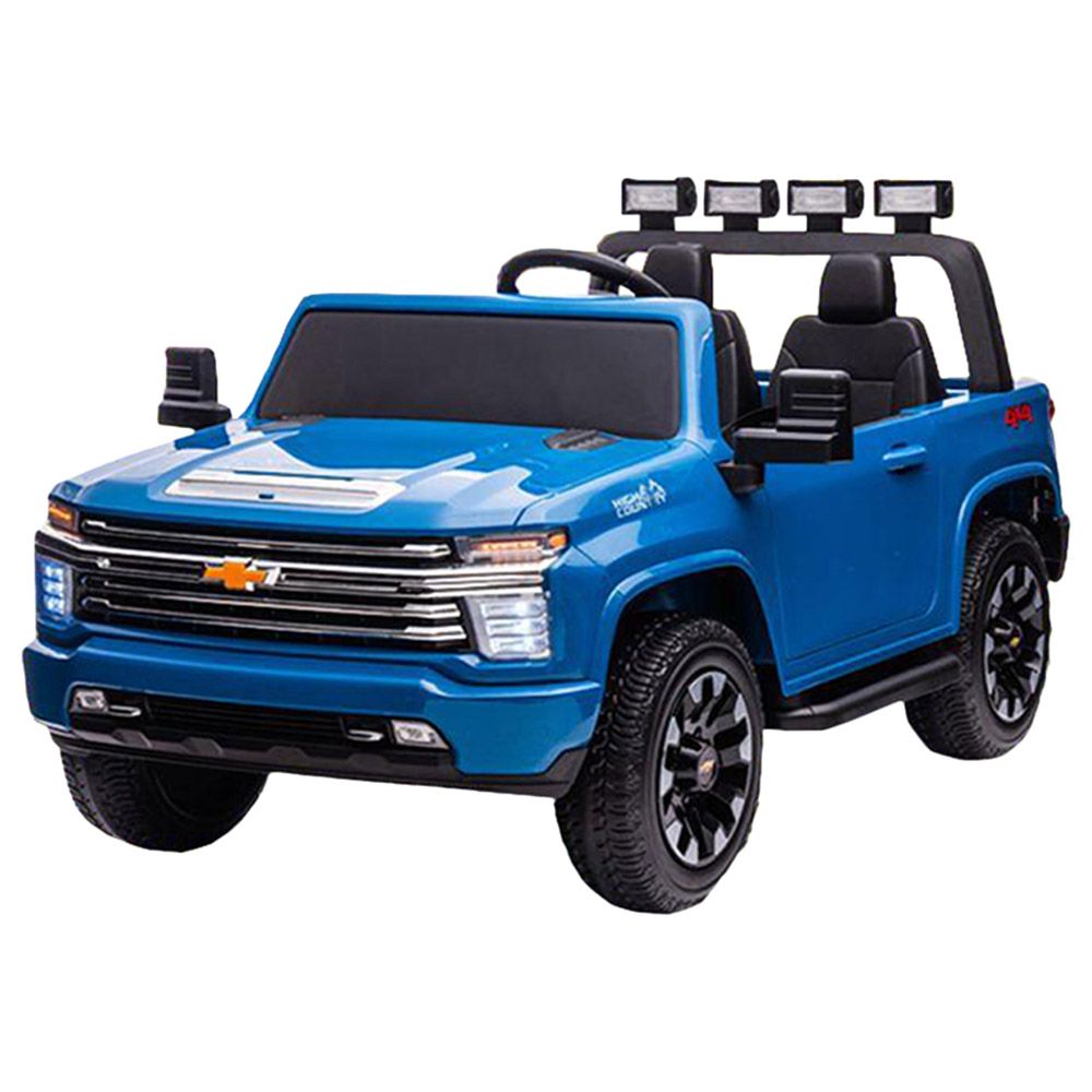 Myts - 12V Chevrolet Silverado Electric Rideon w/ Two Seats - Blue