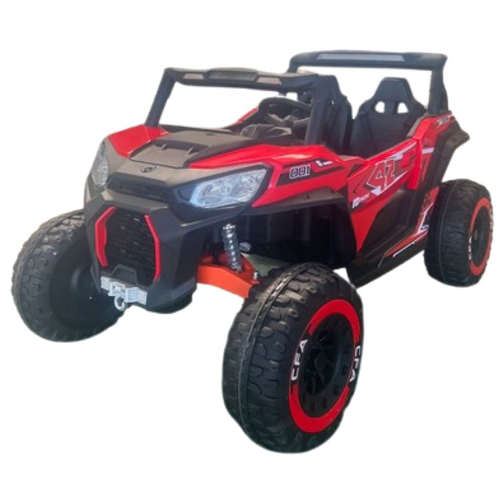 Megastar - 4X4 Midnight Ranger Electric Ride On XL SUV - Red - 12V