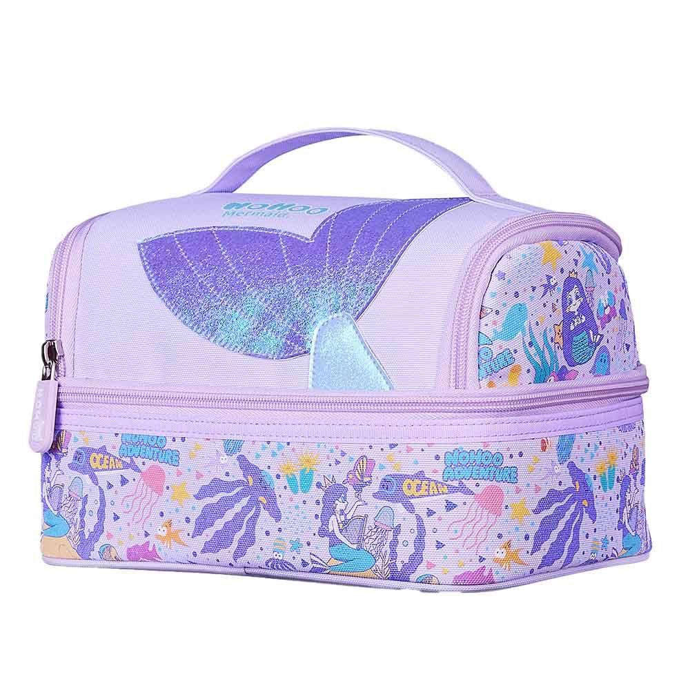 Nohoo - Mermaid Insulated Lunch Bag - Purple - 9.85-Inch