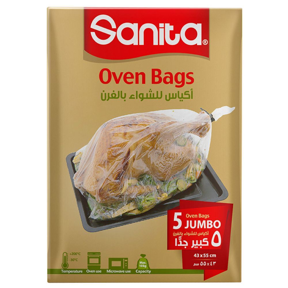 Sanita - Heat Resistant Oven Bag - Jumbo - 5pcs