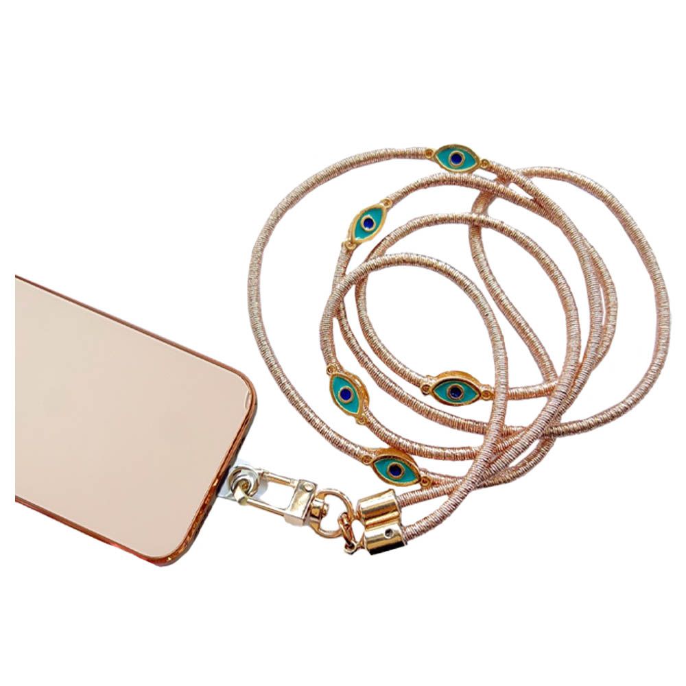 Natelzee - Crossbody Phone Lanyard - Rose Gold