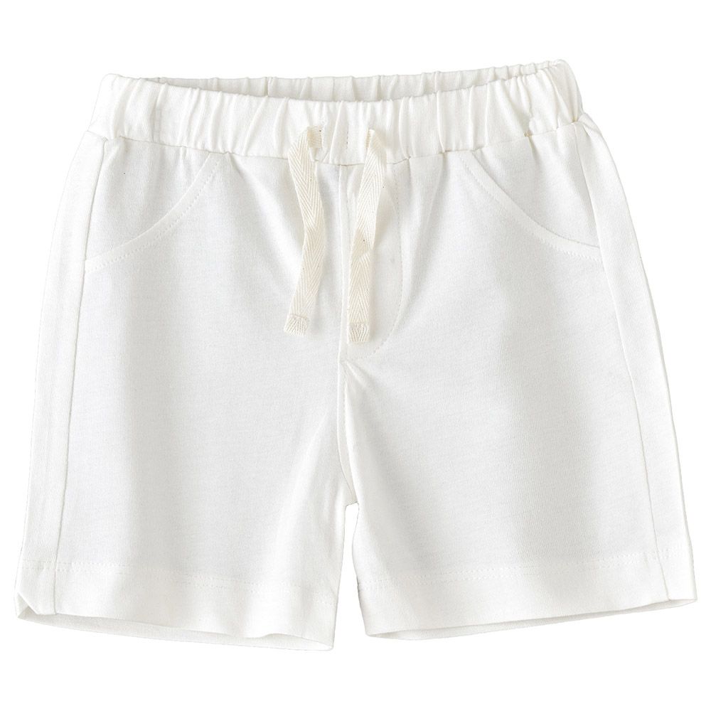 Jam - Summer Adventures Boys' Breathable Cotton Knit Shorts - White