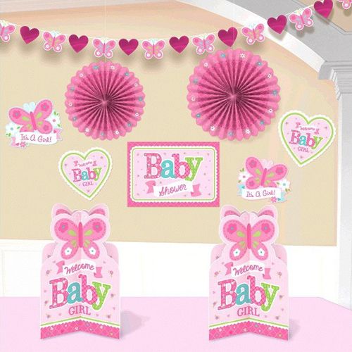 Welcome Little Baby Girl Room Decorating Kit