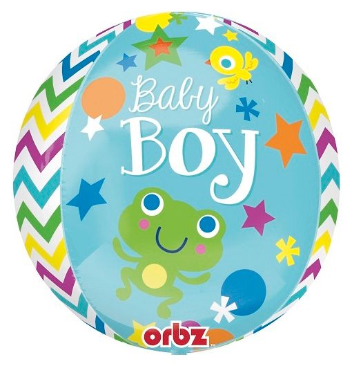 Sweet Baby Boy Orbz Balloon