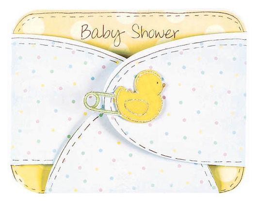 Baby Diaper Invitations