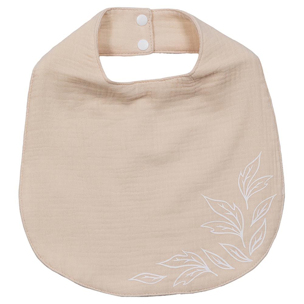 Pioen Baby - Petiole Waterproof Baby Bib - Beige