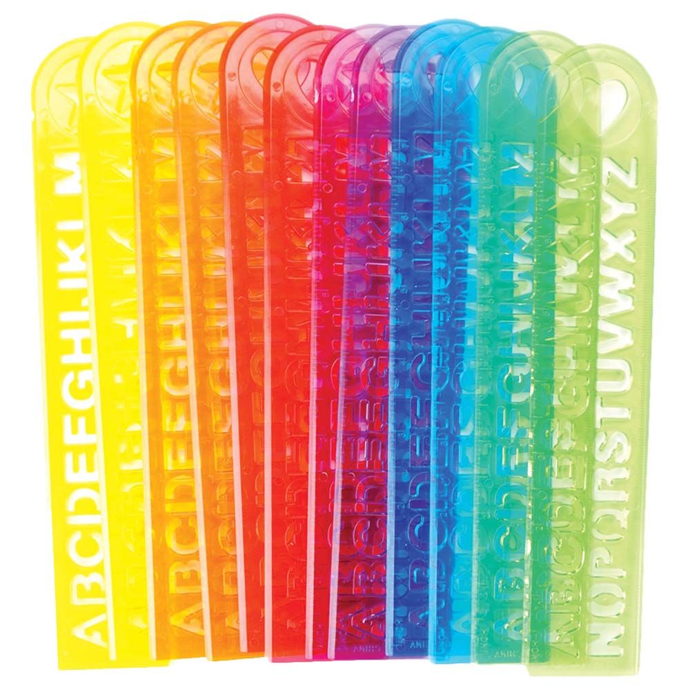 Party Centre - Favors Alphabet Ruler - 12pcs