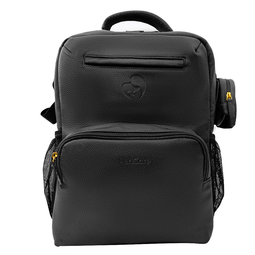 PeriCare - Ergonomic 3-in-1 Diaper Bag - Black