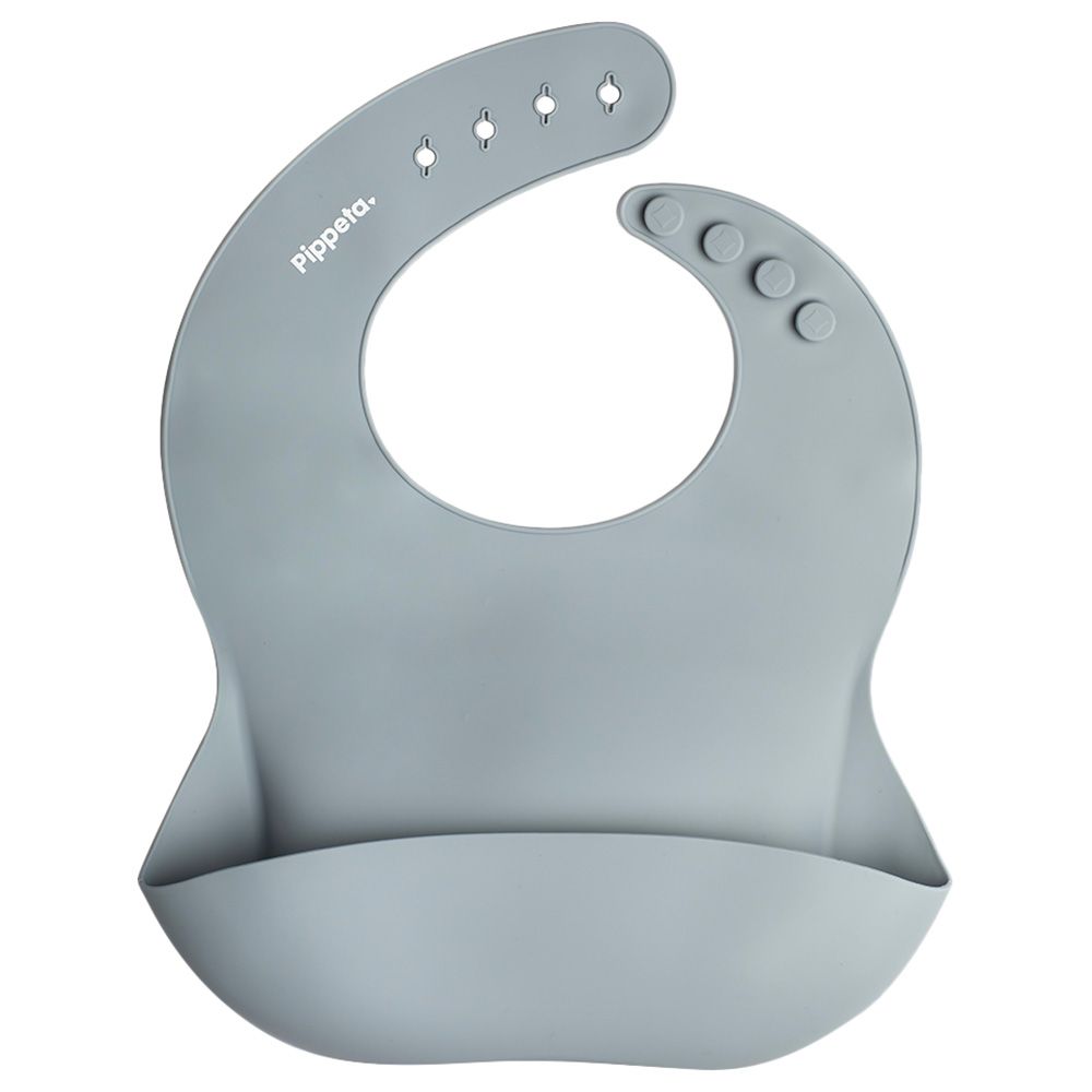 Pippeta - Silicone Bib - Sea Salt