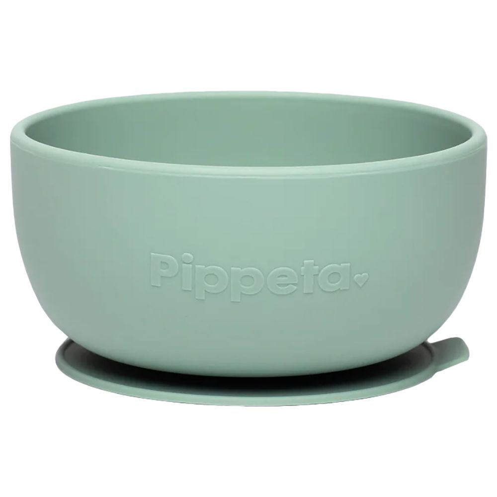 Pippeta - Silicone Suction Bowl - Meadow Green