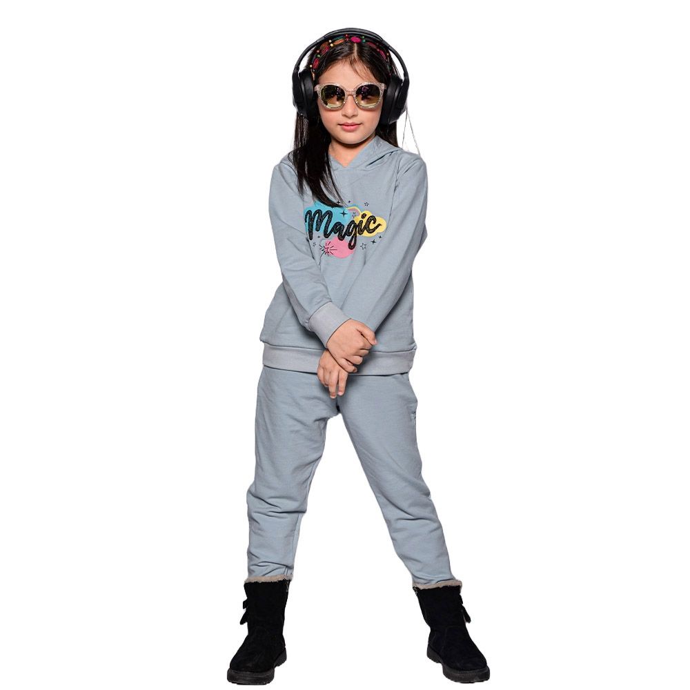 Prokids - 2pc-Set - Snug Hoodie And Joggers - Blue