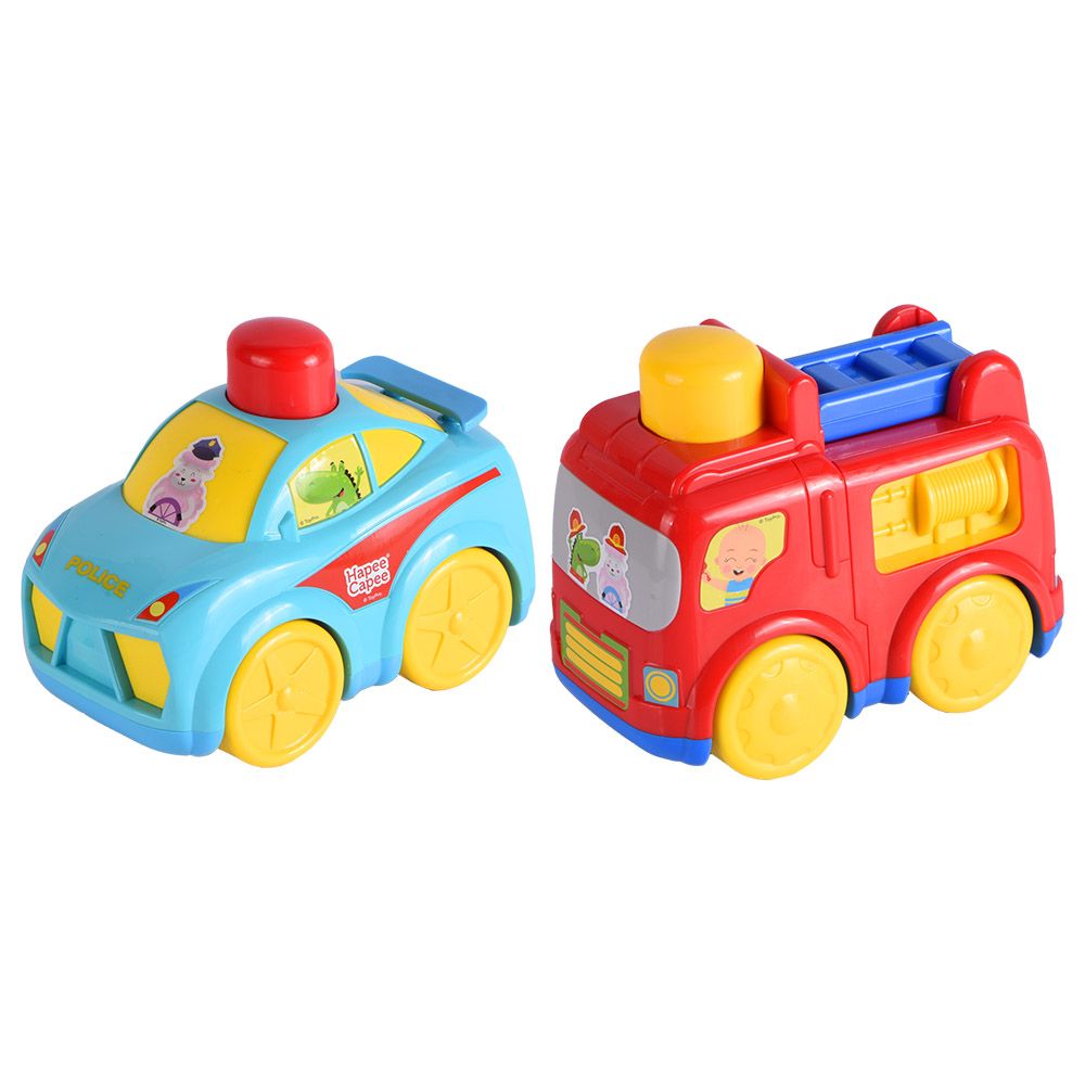 Hapee Capee - Press N Go Rescue Vehicle - Asssorted