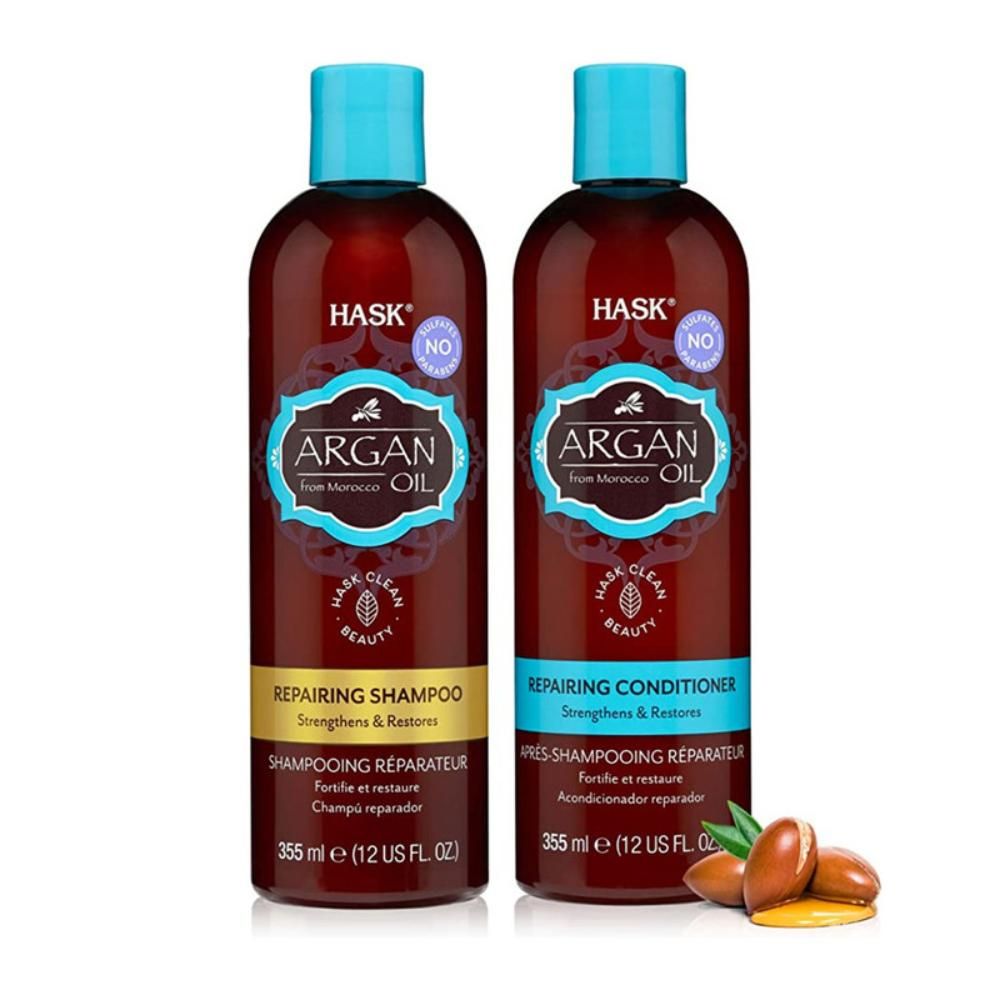 Hask - Argan Oil Shampoo 355ml & Conditioner 355ml