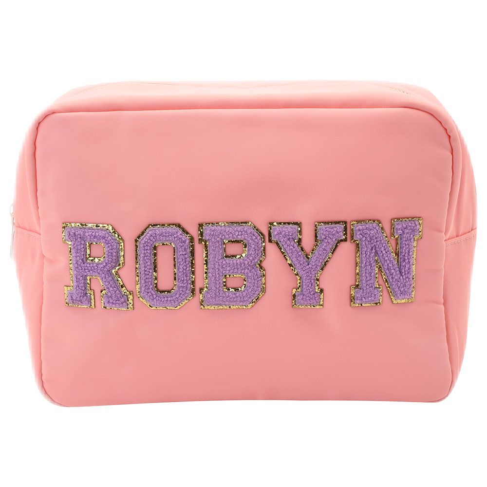 The Happy Tribe - Personalized Large Pouch - Peachy Pink