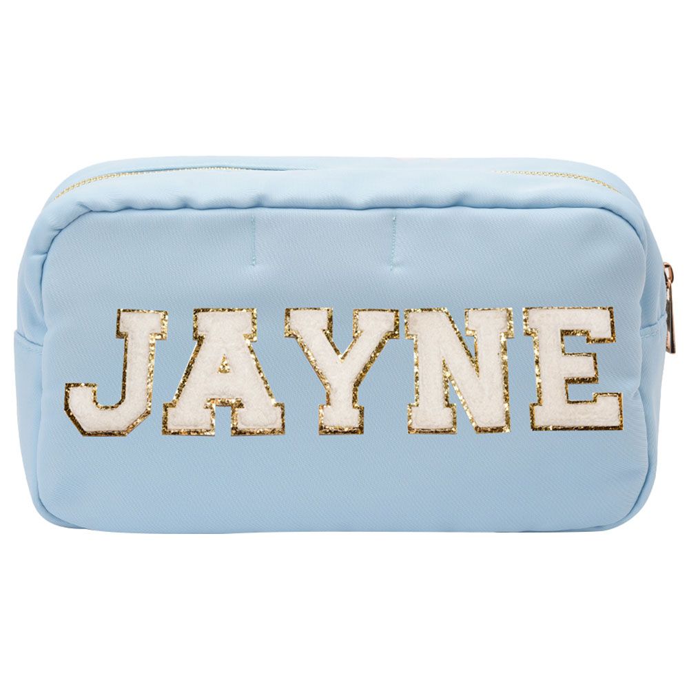 The Happy Tribe - Personalized Medium Pouch - Baby Blue