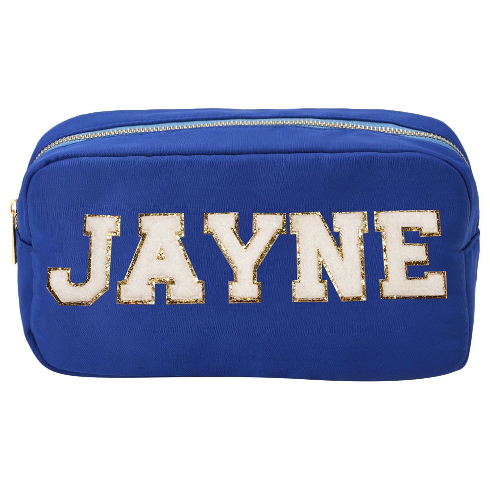 The Happy Tribe - Personalized Medium Pouch - Royal Blue 