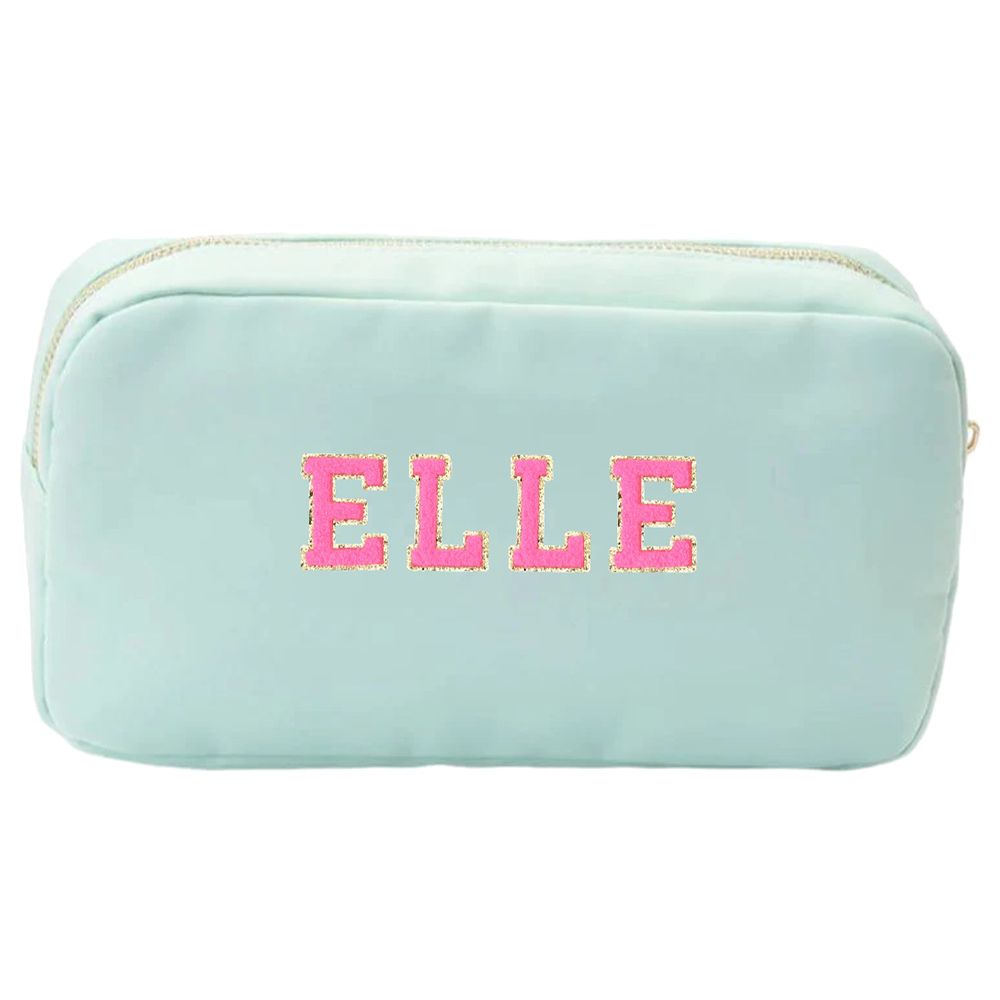 The Happy Tribe - Personalized Small Pouch - Mint Green