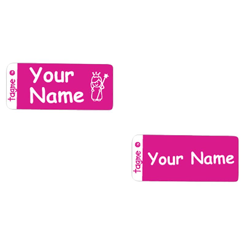 TagMe - Personalised Peel 'N Stick Clothing Labels - Pink - Pack of 20