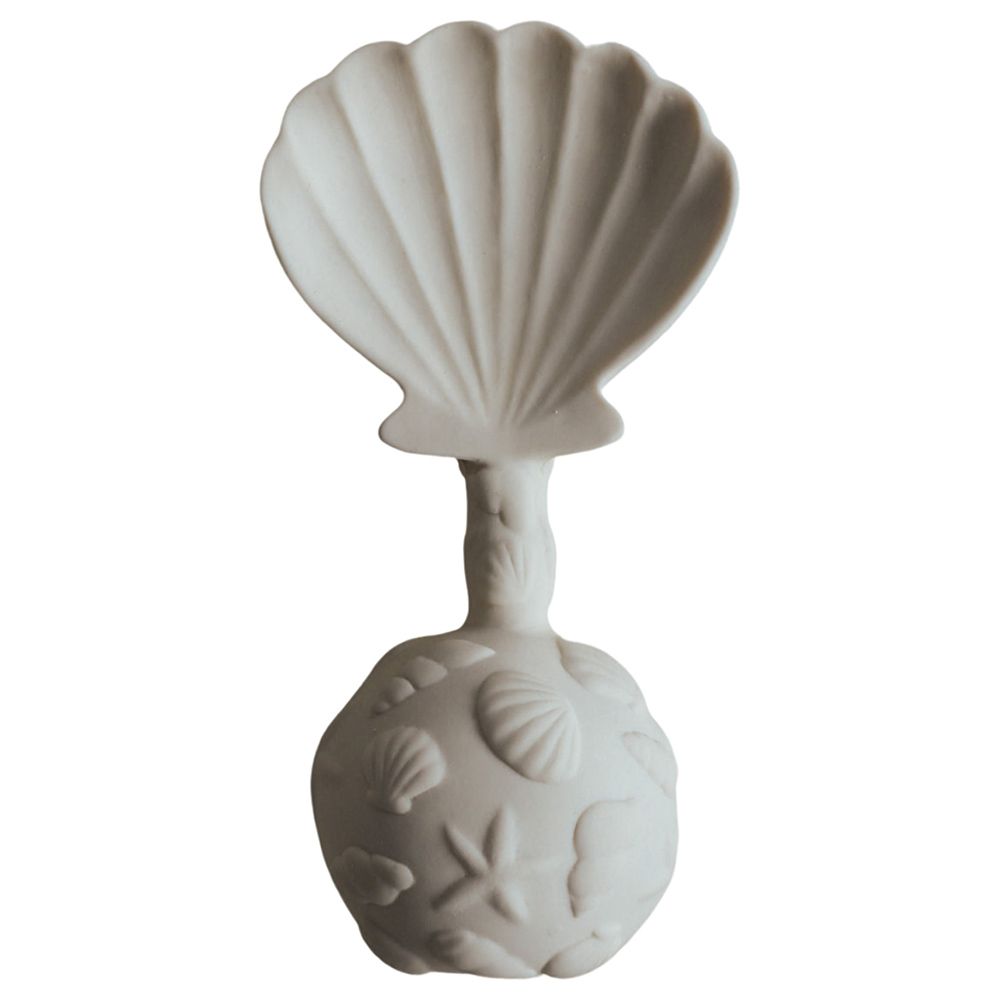 Natruba - Shell Ocean Rattle - White