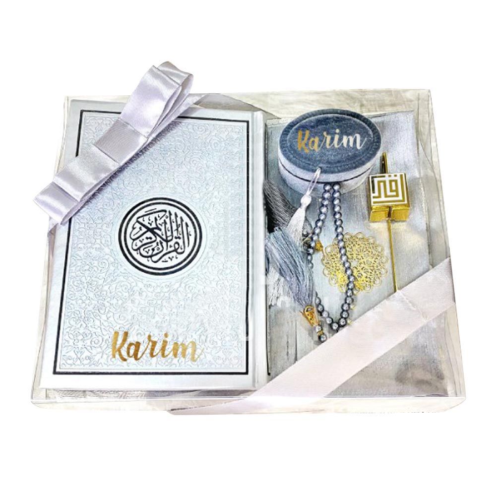 Zayoshe - Personalized Islamic Gift Set - Grey - 5pcs