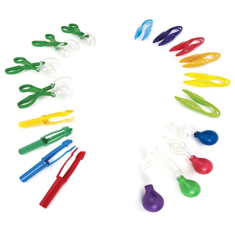 TTS - Squeeze And Tweeze Fine Motor Tool Set - 16pcs