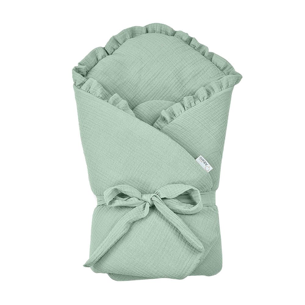 Albero Mio - Baby Horn Coton Color Swaddle - Green