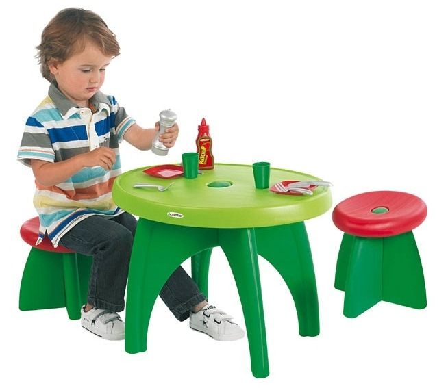 Ecoiffier - Garden Table and 2 Chair Set