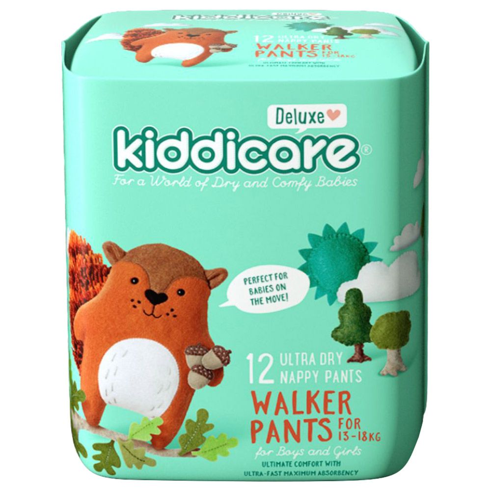 Kiddicare - Walker Nappy Pants - Size 5 - 13-18kg - Pack of 12